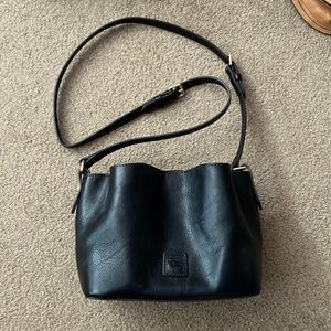 Dooney and Bourke black crossbody; very gently used, like new